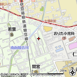 静岡県田方郡函南町間宮883-17周辺の地図