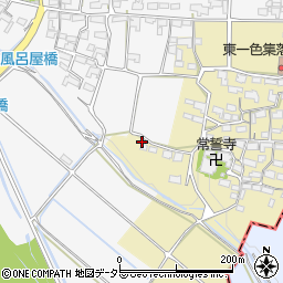 三重県いなべ市員弁町東一色376周辺の地図