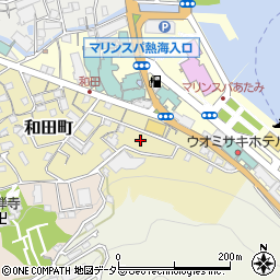 静岡県熱海市和田町17周辺の地図