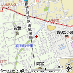 静岡県田方郡函南町間宮883-28周辺の地図