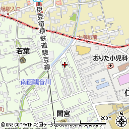 静岡県田方郡函南町間宮883-12周辺の地図
