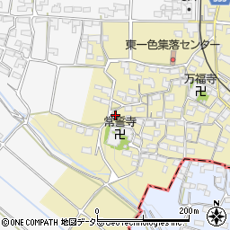 三重県いなべ市員弁町東一色489周辺の地図