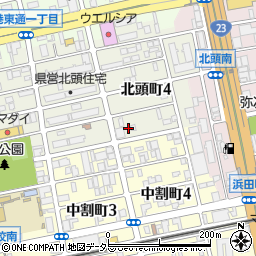 愛知県名古屋市南区北頭町4丁目95周辺の地図