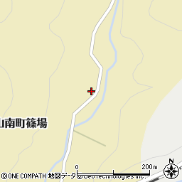 兵庫県丹波市山南町篠場277周辺の地図