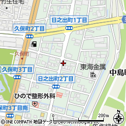 愛知県豊田市日之出町周辺の地図