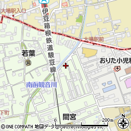 静岡県田方郡函南町間宮883-8周辺の地図