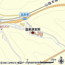 大田市温泉津支所周辺の地図