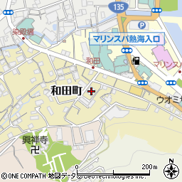 静岡県熱海市和田町15周辺の地図