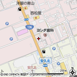 ファミリーマート三島梅名店周辺の地図