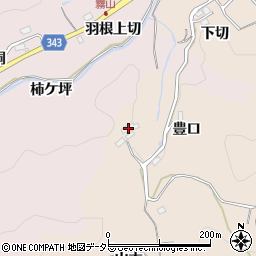 愛知県豊田市霧山町豊口周辺の地図