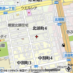 愛知県名古屋市南区北頭町4丁目90周辺の地図