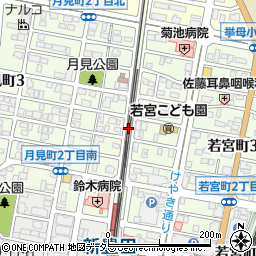 タイムズ新豊田駅第３駐車場周辺の地図