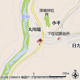 愛知県豊田市下佐切町平七垣内周辺の地図