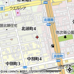 愛知県名古屋市南区北頭町4丁目104周辺の地図