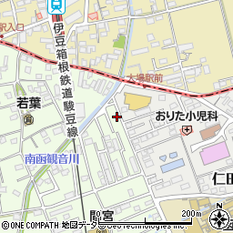 静岡県田方郡函南町間宮883-25周辺の地図