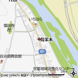 京都府南丹市八木町鳥羽鳥栄本周辺の地図