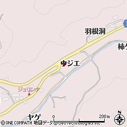 愛知県豊田市幸海町（ウジエ）周辺の地図