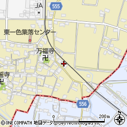 三重県いなべ市員弁町東一色755-7周辺の地図