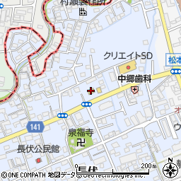 ファミリーマート三島長伏店周辺の地図
