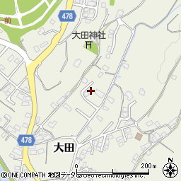 岡山県津山市大田704-2周辺の地図