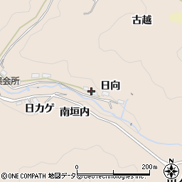愛知県豊田市下佐切町日向7周辺の地図