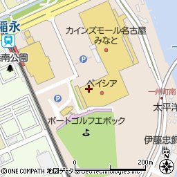 愛知県名古屋市港区一州町周辺の地図