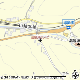 温泉津小入口周辺の地図
