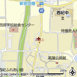 兵庫県丹波篠山市高屋7周辺の地図