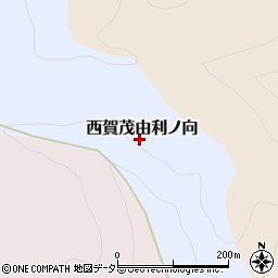 京都府京都市北区西賀茂由利ノ向周辺の地図
