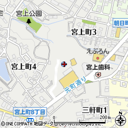ＤＣＭ豊田宮上店駐車場周辺の地図