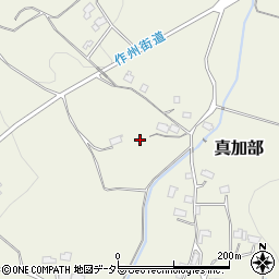 岡山県苫田郡鏡野町真加部周辺の地図