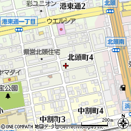 愛知県名古屋市南区北頭町4丁目73周辺の地図