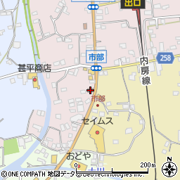 岩井郵便局周辺の地図