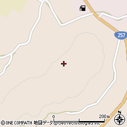 愛知県北設楽郡設楽町清崎向周辺の地図