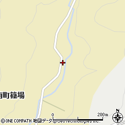 兵庫県丹波市山南町篠場273周辺の地図