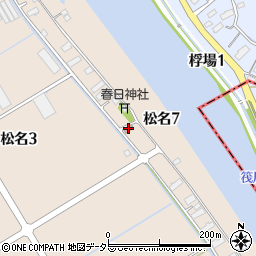 松名公民館周辺の地図