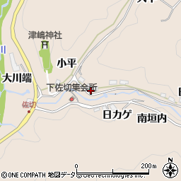 愛知県豊田市下佐切町広畑周辺の地図