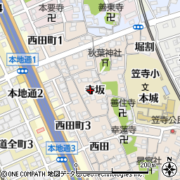 愛知県名古屋市南区本星崎町寺坂周辺の地図