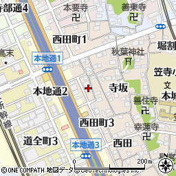 愛知キーステーション南区西田周辺の地図