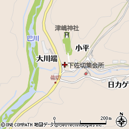 愛知県豊田市下佐切町大川端周辺の地図