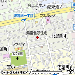 愛知県名古屋市南区北頭町3丁目12周辺の地図