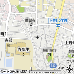 上野町2丁目111☆アキッパ駐車場周辺の地図