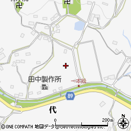 千葉県鴨川市代周辺の地図