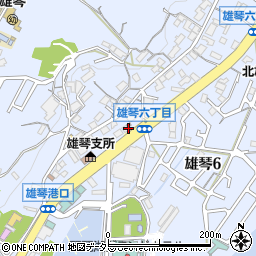雄琴交番周辺の地図