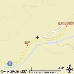 鳥取県日野郡日南町豊栄593周辺の地図