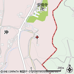 岡山県苫田郡鏡野町沖580周辺の地図