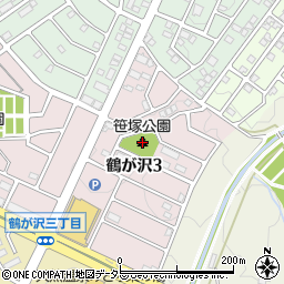笹塚公園周辺の地図