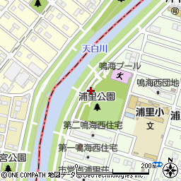 浦里コミュニティーセンター周辺の地図
