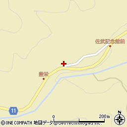 鳥取県日野郡日南町豊栄592周辺の地図