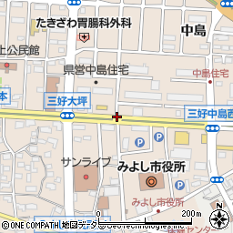 中島住宅南周辺の地図